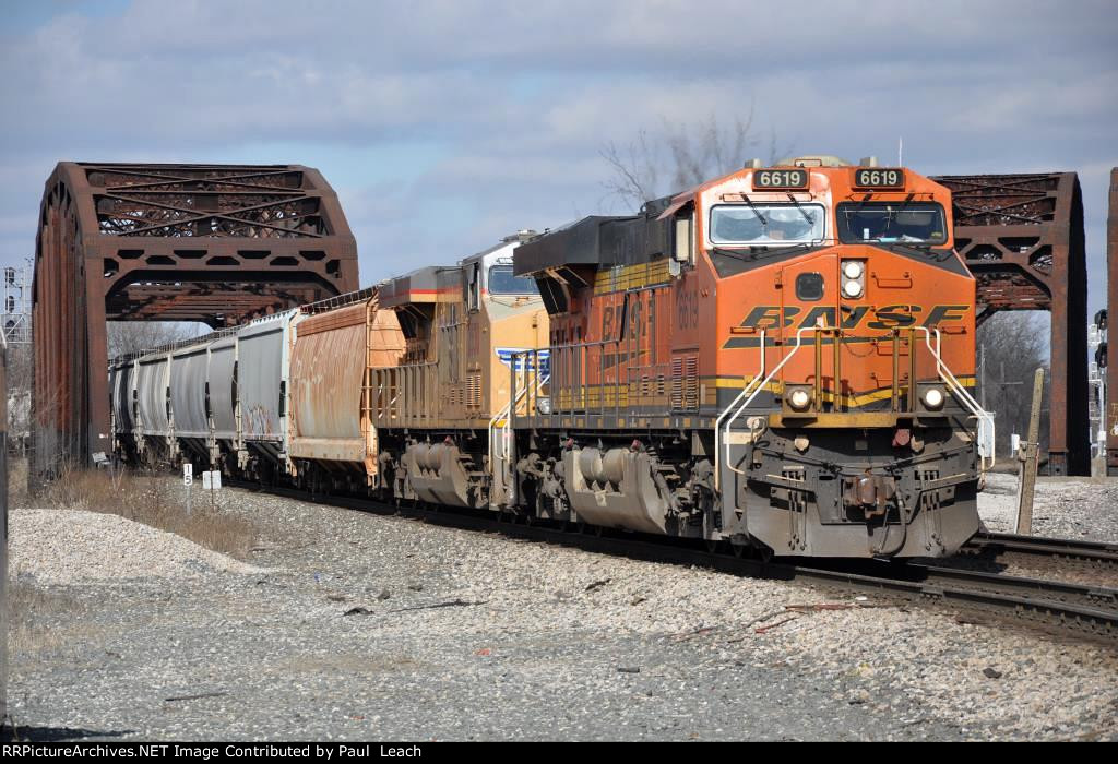 Eastbound grain train